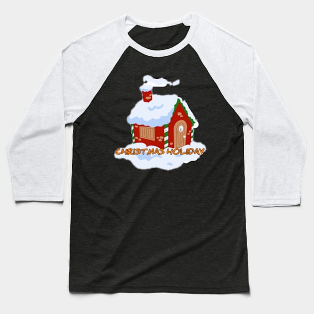 Christmas Holiday Baseball T-Shirt by Sofyane nadif